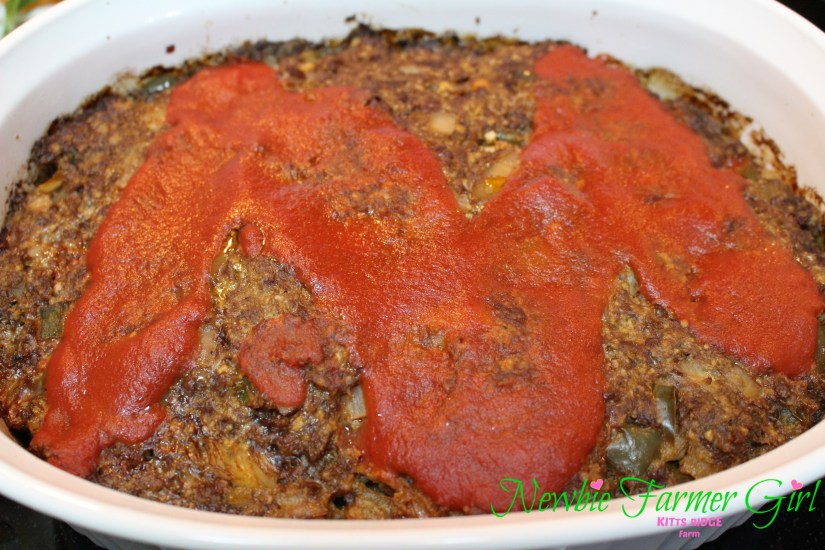 Meatloaf in pan